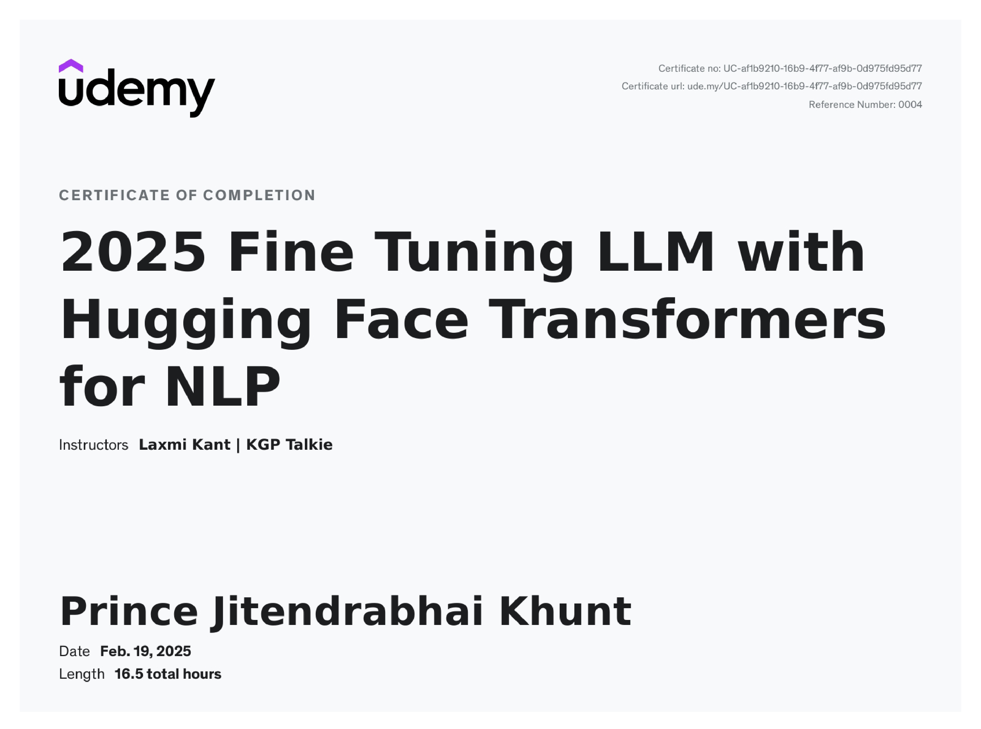 Fine Tune LLM with HF Transformers for NLP - KGPTalkie