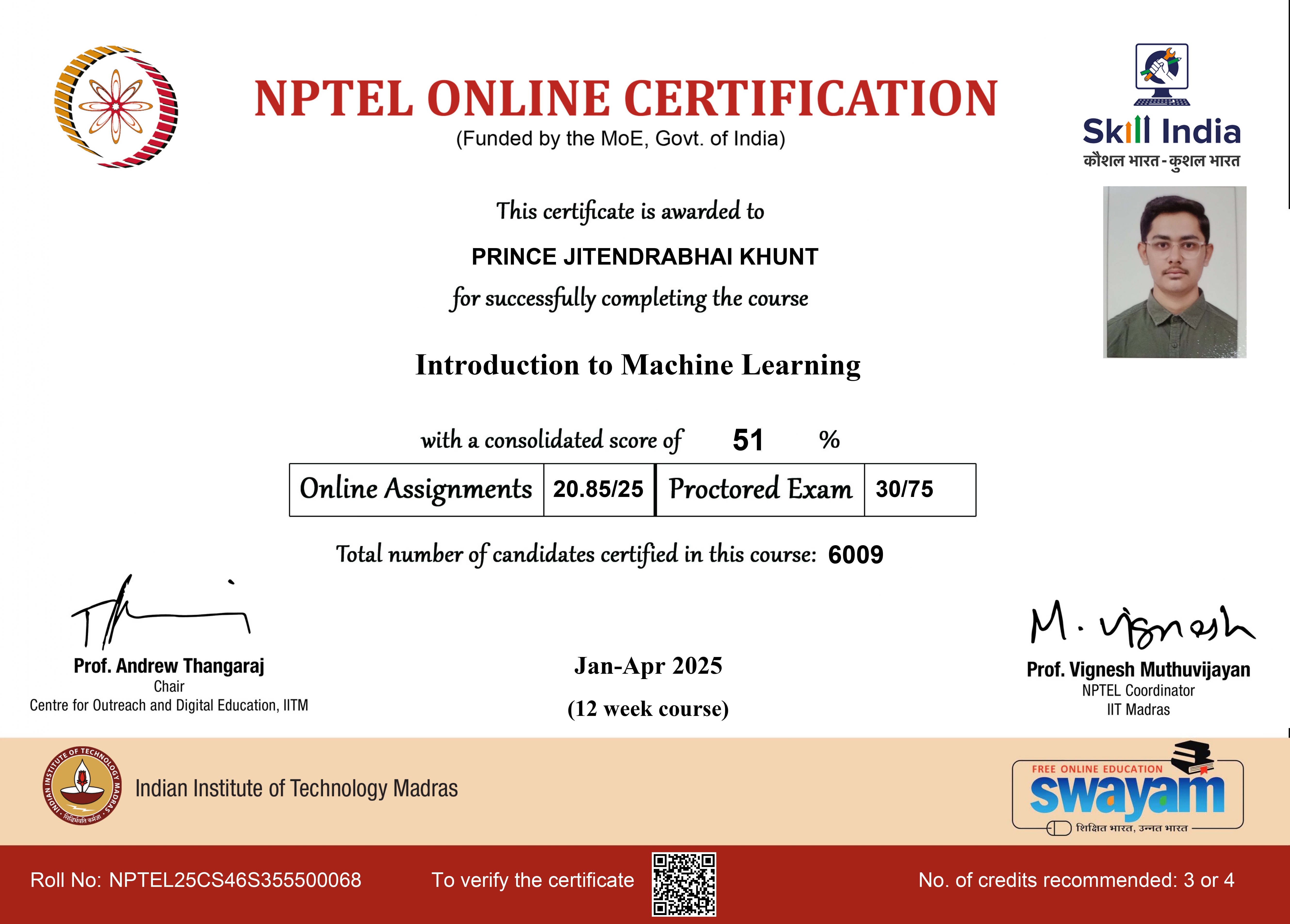 NPTEL - Introduction to Machine Learning