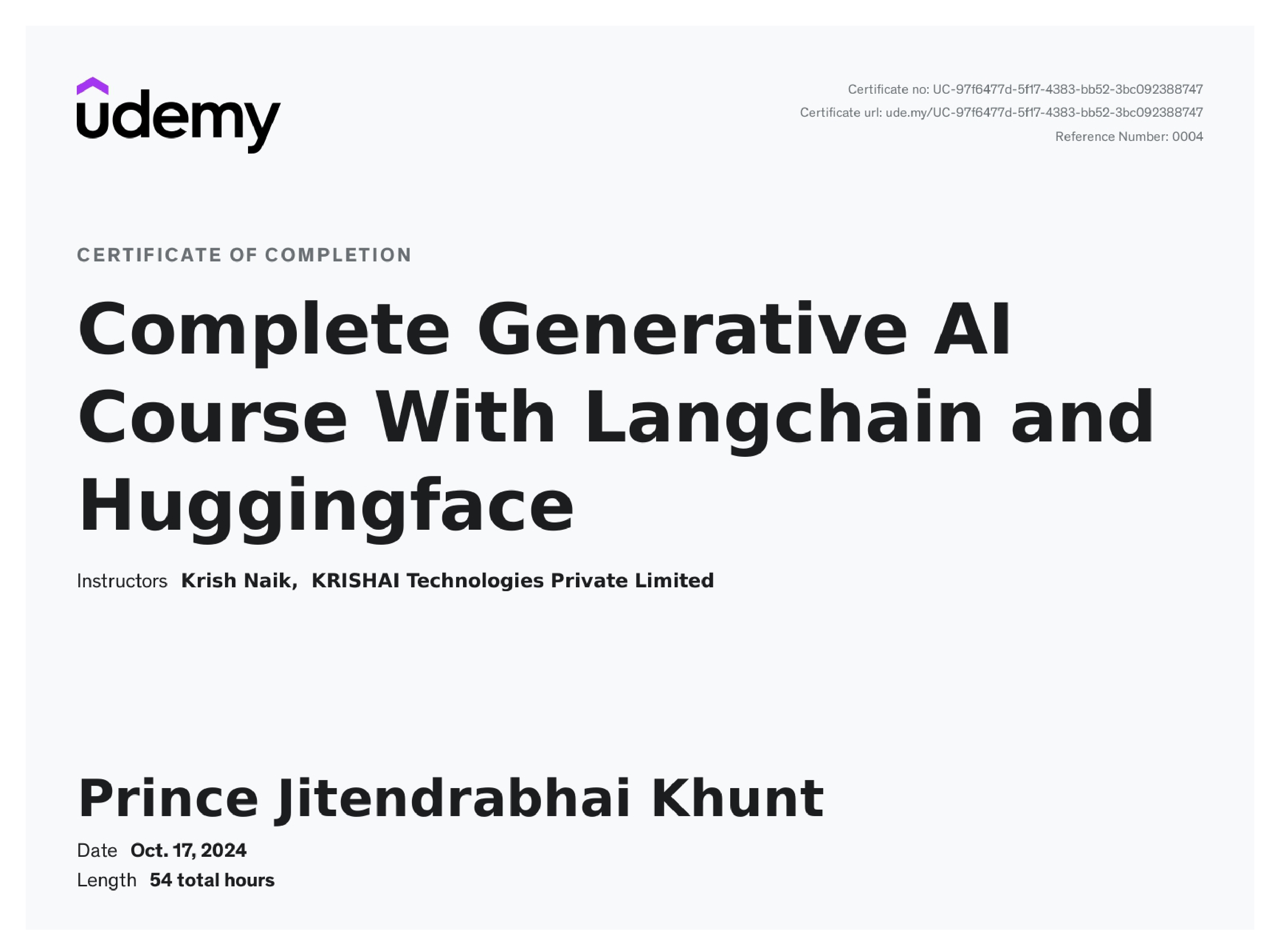 Complete Generative AI