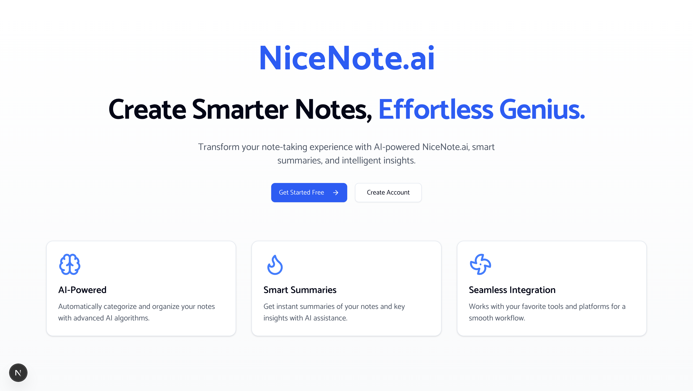 NiceNote.ai - AI powered Notes maker